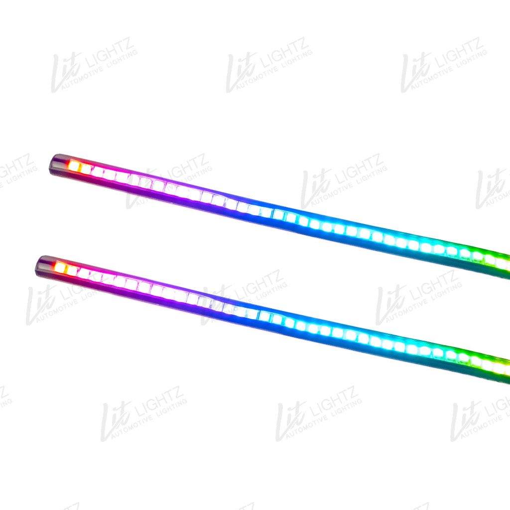 16 Inch Color Chasing Rigid LED Strips - LitLightz.com