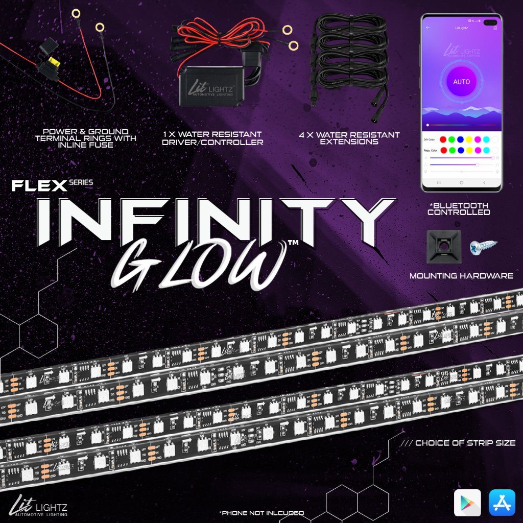 Flex Series Infinity Glow™ Underglow LED Lighting Kit v2 (Universal) 1 