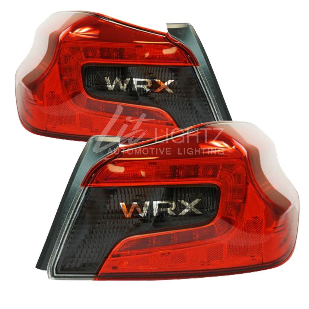 2015+ WRX/STi Smoked Tail Light WRX Logo Overlay Accessories Lit Lightz NO